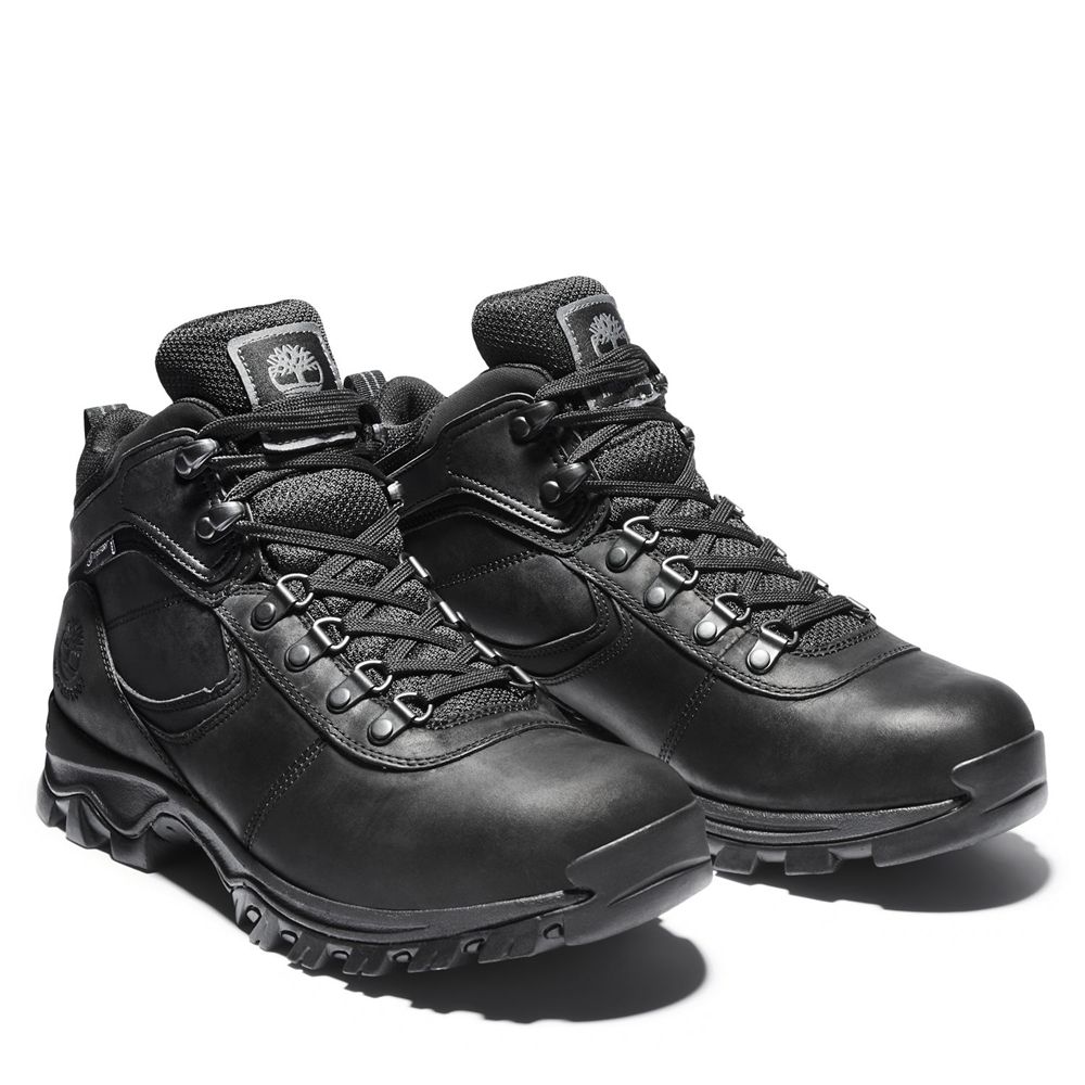 Botas de Montaña Timberland Argentina Hombre - Mt. Maddsen Mid Waterproof - Negras - XEDPFM-380